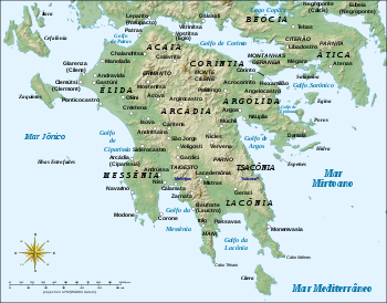 Peloponnese Middle Ages map-pt.svg
