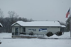 The Post Office in Penn Run, a village in Cherryhill Township