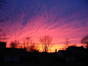 Sunset Harleysville, Pennsylvania