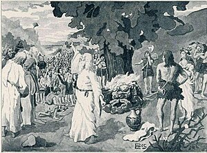 Peter Žmitek - Ilustracija k Finžgarjevemu romanu Pod svobodnim soncem (1905)