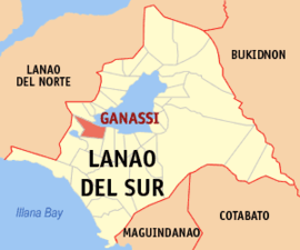Ganassi na Lanao do Sul Coordenadas : 7°49'36.98"N, 124°6'12.38"E