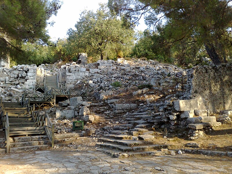 File:Phaselis theatre stairways 02.jpg