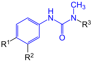 Markush-Formel der Phenylharnstoffe