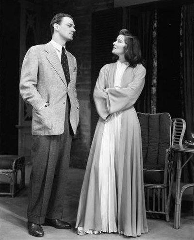 Cotten and Katharine Hepburn on Broadway in The Philadelphia Story (1939)