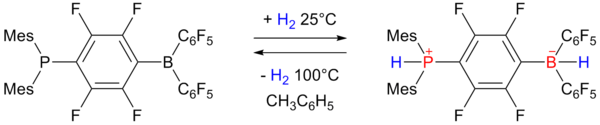 Phosphino borane hydrogenstorage