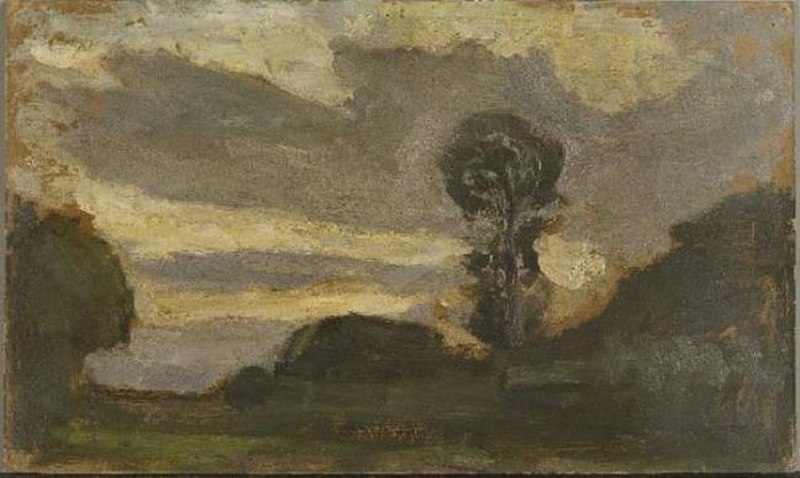 File:Piet Mondriaan - Isolated tree on the Gein with streaked sky - 0334277 - Kunstmuseum Den Haag.jpg