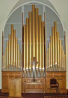 Pipe organ facade at the Aspen Community Church Pipe Organ Facade.jpg