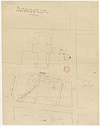 1765 - Plan d'une partie de la ville de Brest (Nicolin).