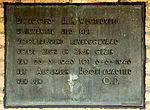 Plaquette H.F. Westerveld