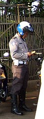 Motorcycle Traffic policeman