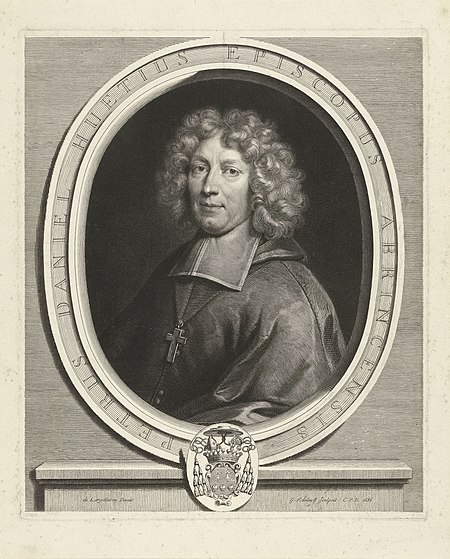 Portret van Pierre-Daniel Huet Petrus Daniel Huetius (titel op object), RP-P-BI-7523.jpg