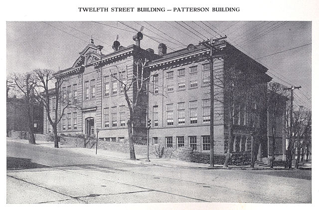 The Patterson Building served as the Pottsville Area High School from 1916 to 1933.