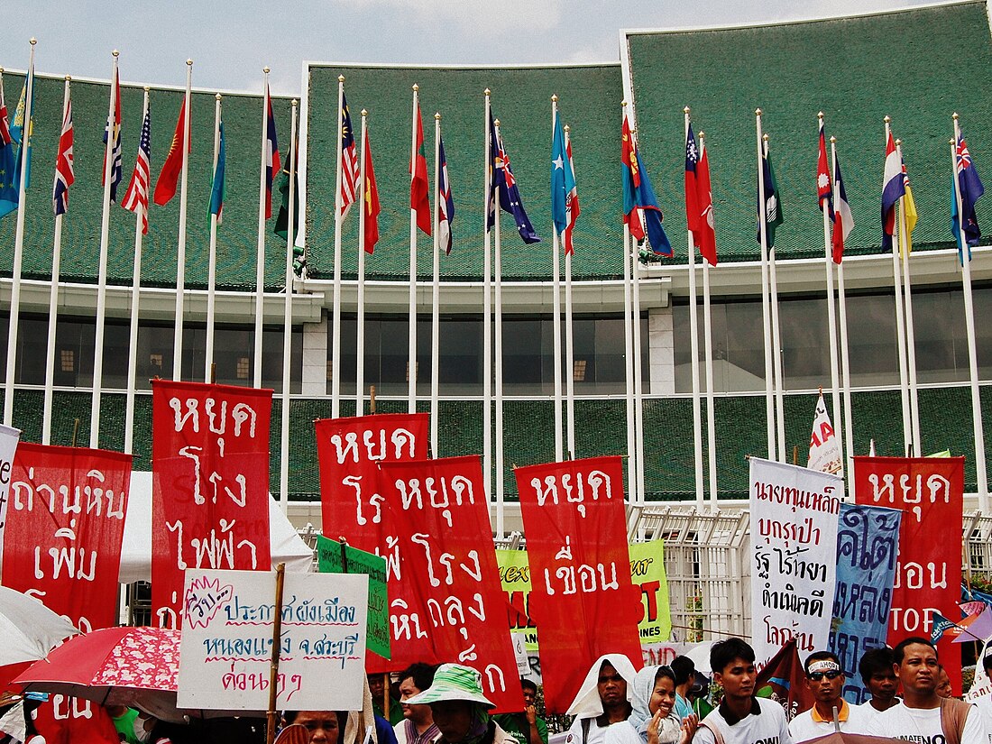 File:Protesters at 2009 Bangkok Talks on Climate Change.jpg