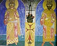 Queen Nana and King Miriani. Fresco. Samtavro, Mtskheta..jpg