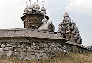 English: Kizhi museum preserve Русский: Музейный комплекс в Кижах