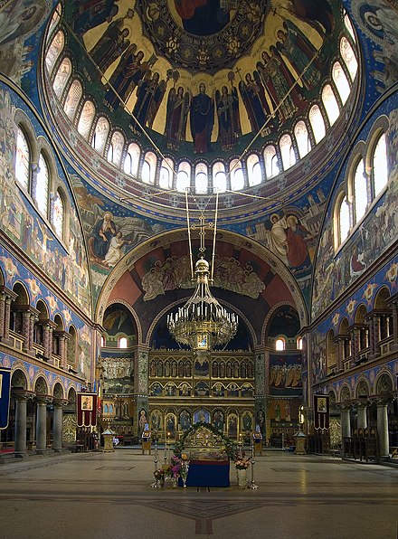 Interior of the Holy Trinity Orthodox Cathedral