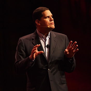 English: Reggie Fils-Aime at the Game Develope...