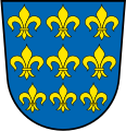 Coat of arms of the imperial abbey of Obermünster in Regensburg