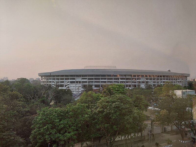 File:Remote view of Yuva Bharati Krirangan or Salt lake stadium in Salt Lake 06.jpg