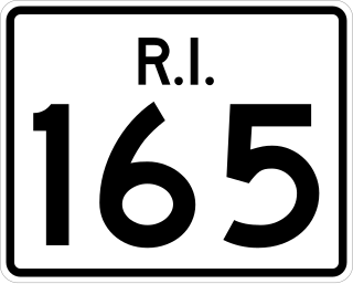 <span class="mw-page-title-main">Rhode Island Route 165</span> State highway in Washington County, Rhode Island, US