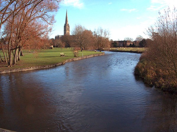 The River Avon in Salisbury