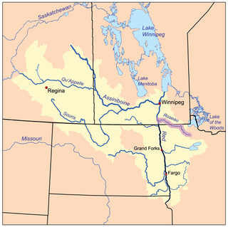 Roseau River (Manitoba–Minnesota) River in Manitoba, Canada and Minnesota, United States