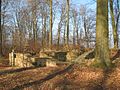 Reste der Ruine Rodenberg bei Rotenburg