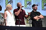 Thumbnail for File:SDCC 2015 - Margot Robbie, Will Smith &amp; David Ayer (19520944228).jpg