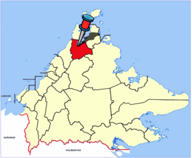 Localização de Kota Marudu