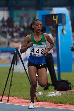 Salome Nyirarukundo of Rwanda at the 2018 African Athletics Championships.jpg