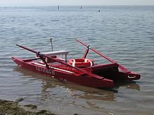 A primitive rescue boat, Grado, Italy, 2006. Salvataggio.JPG