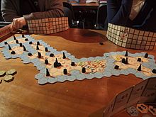 Samurai is a game of tile placement, set collection, and area control. Samurai board game.jpg