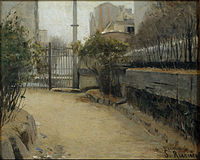 Santiago Rusiñol, Garden of Montmartre, 1890-91