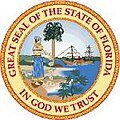 The seal of Florida features a Seminole woman