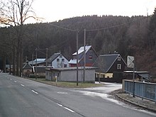 Siebenhöfen, Ortsausgang Richtung Tannenberg