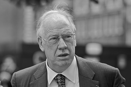 Sir Stuart Bell MP black and white