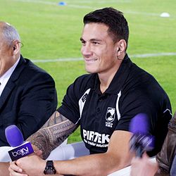 Williams during the 2013 RLWC. Sonny Bill Williams 2013 (1).JPG