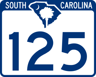 <span class="mw-page-title-main">South Carolina Highway 125</span> State highway in South Carolina