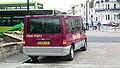 English: Southern Vectis 024 (EA05 KZC), a Ford Transit/Torneo minibus van, in Ryde, Isle of Wight, bus station, on driver shuttle duties.