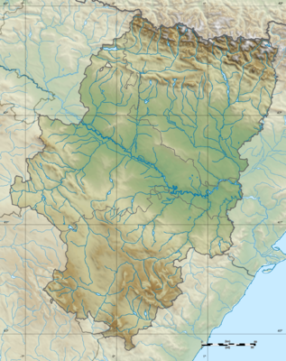 Spain Aragón location map relief.png