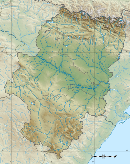 ไฟล์:Spain Aragón location map relief.png