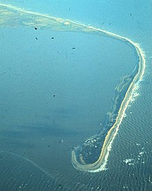 Spurn Head from the air in 1979