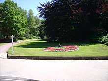 Eingang zum Stadtpark der Stadt