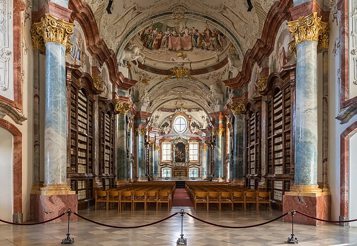 Библиотека Альтенбургского аббатства (Нижняя Австрия)