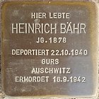 Stolperstein Heinrich Bähr LU 2018.jpg