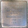 Stolperstein Lenhartzstraße 3 (Gerda Pulka) in Hamburg-Eppendorf.JPG