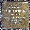 Stolperstein Weichselstr 28 (Neuk) Ruth Ebstein.jpg