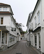 Storgata road in Grimstad.
