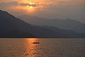 Sunset in Phewa lake