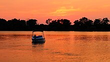 File:Sunset_Lake_Whitney_Texas_2024.jpg